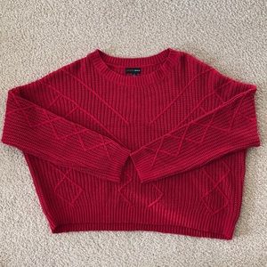 Cropped Red Sweater